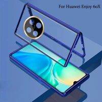 Nana Ko Electron】 Capa สำหรับ Huawei เพลิดเพลินไปกับกระจกเทมเปอร์60X เคสโทรศัพท์เพื่อเพลิดเพลินกับฟิล์มกันกระแทกเลนส์แม่เหล็กดูดซับ60X STG-AL00สองด้าน