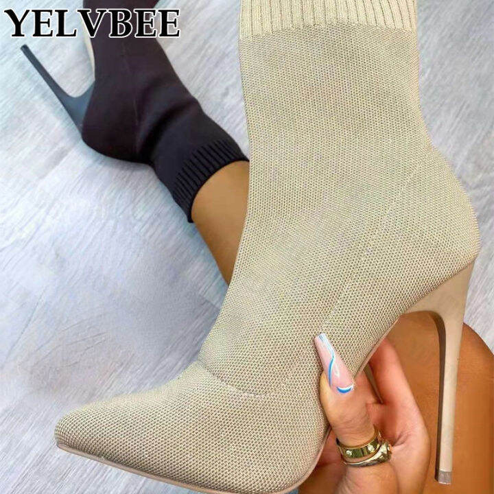 high-heels-shoes-2021-new-autumn-winter-womens-designer-knitting-weave-snow-sock-boots-fashion-sexy-pumps-dress-casual-boots