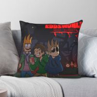 [FAZOZO Home Textile Store] Eddsworld Square ปลอกหมอนผ้าลินินโพลีเอสเตอร์กำมะหยี่ปลอกหมอนเตียงปลอกหมอนตกแต่งที่สร้างสรรค์