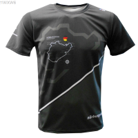 M-Power New Summer Camiseta BMW Maglietta Nurburgring printed T-shirt, suitable for outdoor sports fashion versatile t-shirt