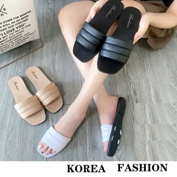 Rubber clearance flat sandals