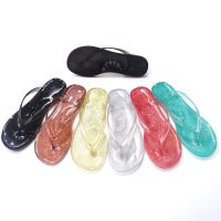 New crystal flip-flops in the summer of 2022 female students beach flip-flops ladies fashion cool web celebrity hot style