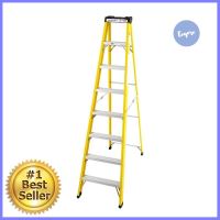 บันไดไฟเบอร์กลาส LITE FG307 8 ขั้น สีดำ-เหลืองFIBERGLASS LADDER LITE FG307 8-STEP BLACK-YELLOW **หมดแล้วหมดเลย**