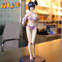 25cm Anime Naruto Hyga Hinata Swimsuit Bathhouse Statue Figurine PVC y Action Figure Ornaments Collection Toys