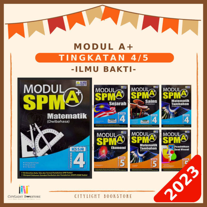 [CITYLIGHT] Buku Latihan 2023: Modul A+ (KSSM) Tingkatan 4, Tingkatan 5 ...