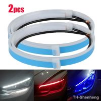 ◑✑♞ 30/40/60cm 12V Car DRL Lights Flashing LED Strips Day Running Turn Signal Lamps Decorative RGB Fog Brake Automotive Accessories