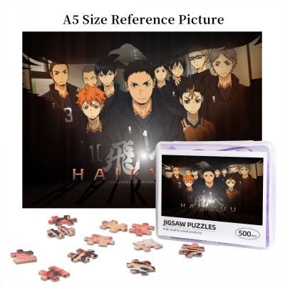 Haikyuu (2) Wooden Jigsaw Puzzle 500 Pieces Educational Toy Painting Art Decor Decompression toys 500pcs