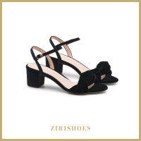 Zirishoes Colline Block Heel Jet Black Exclusive Price