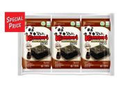 สาหร่าย Seaweed Teryaki Kimnori 12g  สาหร่ายทอดกรอบ สาหร่ายอบกรอบ สาหร่ายทะเล (4gX3)