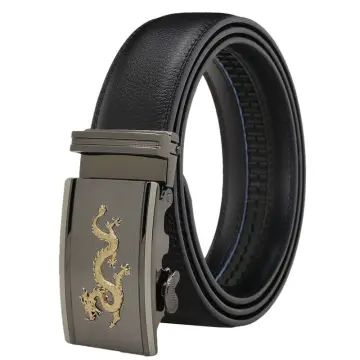 Men's Leather Belts for Men's Ratchet Dress Belt Black Brown with Automatic  Buckle Geniue belts for men Luxury Designer Belts Men High Quality