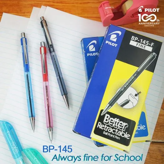Pilot BP145F Better Retractable Fine Pen Lazada PH