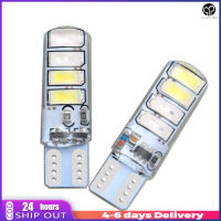 T10 8smd 5630หลอด Led ไฟรถยนต์ซิลิโคน2สีกระพริบอุปกรณ์เสริมไฟความกว้างโคมไฟป้ายทะเบียน