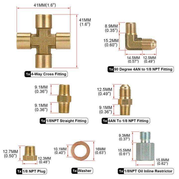 universal-turbo-oil-feed-line-oil-return-line-oil-drain-line-kit-1-8-npt-4an-t3-t4-t3-t4-t04e-t70-t66-t67-gt35-gt45