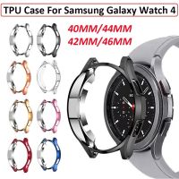 △ Pokrowiec na Samsung Galaxy Watch 4 Classic 42/46mm poszycie TPU zderzak miękki inteligentny zegarek pokrowiec na zegarek Galaxy 4 40MM/44MM