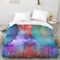 【Baixiang Flower City】   ☽  3D Duvet cover Quilt/Blanket/Comfortable Case Luxury Bedding 135 140x200 150x200 200x220 for Home Nordic mandala colourful