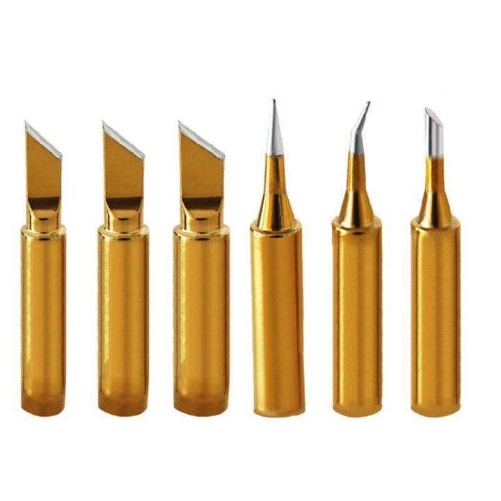 Gold Color LeadFree Soldering Iron Tip Internal Heating Replacement