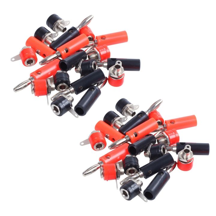 4mm-20pcs-banana-plugs-and-20pcs-banana-sockets-black-and-red-jack-connectors