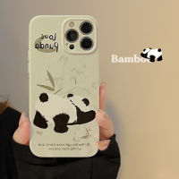 Apple เคสไอโฟน14/13/12/11 /X/xr/xs ลายแพนด้าป่าไผ่เคสโทรศัพท์มือถือ14 Plus เคสโทรศัพท์มือถือซิลิโคน13 Pro Max ปลอกนิ่ม12 Mini ล้อมรอบป้องกันการตกอย่างสมบูรณ์