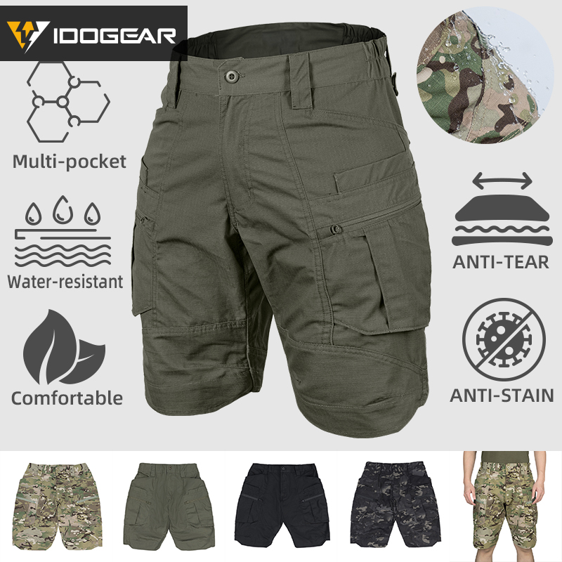 IDOGEAR Mens Shorts Outdoor Tactical Shorts Army Cargo Sports Hiking Military 