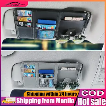  Car Sun Visor Organizer,Sunglasses Holder for Car,Car