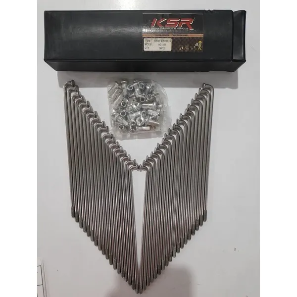 【Ready Stock】 KSR Motorcycle Spokes Set Stainless Lazada PH