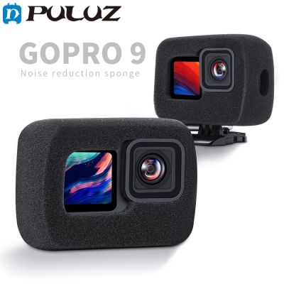 PULUZ Windslayer Hero 10 9กระจกรถยนต์กันลมเคสฟองน้ำโฟมหุ้มลดเสียงรบกวนกันลมสำหรับ Gopro 11 10 9 Gopro9อุปกรณ์เสริม