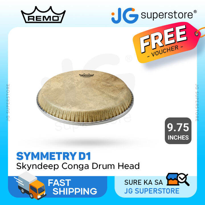 Remo Symmetry D1 Skyndeep Calfskin Graphic Conga Drum Head with Warm