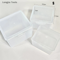 Longjia Tools กล่องเก็บรูปถ่ายสติกเกอร์ใสแบบเกาหลีที่ใส่บัตรแบบเกาหลีอุปกรณ์จัดระเบียบโต๊ะกล่องเครื่องเขียน