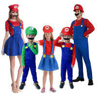 Super I-Class Mary เสื้อผ้ากระโปรงเด็ก Mario คอสเพลย์เครื่องแต่งกายฮาโลวีน Mario