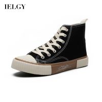 COD DSFGREYTRUYTU IELGY fashion Korean style high-top canvas shoes women street style laces