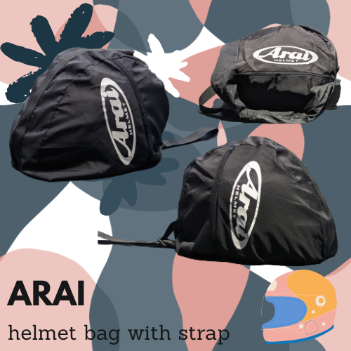(WATERREPELLENT) HELMET BAG WITH STRAP ARAI Lazada PH