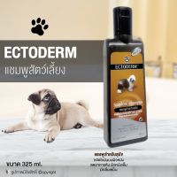 แชมพูสุนัข แชมพูแมว ECTODERM แชมพูสำหรับสุนัข สูตรขจัดไขมันบนผิวหนัง ลดอาการคัน ผิวหนังมัน มีกลิ่นเหม็น ขนาด 325 ml.  โดย YES PET SHOP