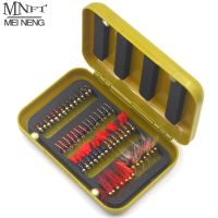 【cw】 MNFT 56/40Pcs Beads Fly Fishing Flies Set Dry With a Artificial Nymph Bait Trout Bass Gill Flie