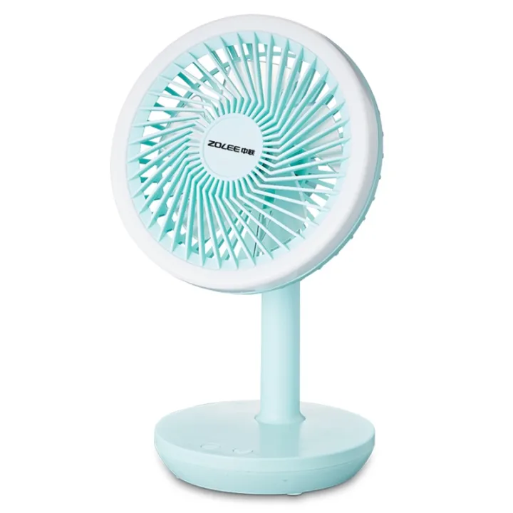 3 Speed Camping Fan with LED Light 2400mAh Hanging Tent Fan USB