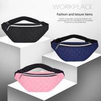 Unisex Waist Fanny Pack Large Capacity Quilted Waist Hip Bum Bag Chest Purse for Travel Running Hiking Running Belt