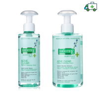 SMOOTH E ACNE CLEAR MAKEUP CLEANSING WATER - สมูทอี แอคเน่ เคลียร์ เมคอัพ คลีนซิ่ง วอเทอร์ 2 ขนาด 200 ml กับ 300 ml [PPLF]