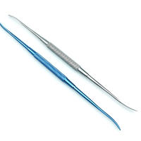 โลหะผสมไททาเนียมสแตนเลส Freer Periosteal ลิฟท์ Double-Ended Ophthalmic Surgical Instruments Round Handle Stripper