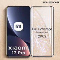 ELAXIS ฟิล์มป้องกันหน้าจอสำหรับ Xiaomi 12/12 Pro,ฟิล์มกระจกนิรภัยแบบใส HD กันรอยขูดขีด9H จำนวน2ชิ้น