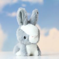 Trending Cartoon Bunny Pendant Doll Cute Plush Toy Little White Rabbit Ragdoll Little Doll Schoolbag Pendant