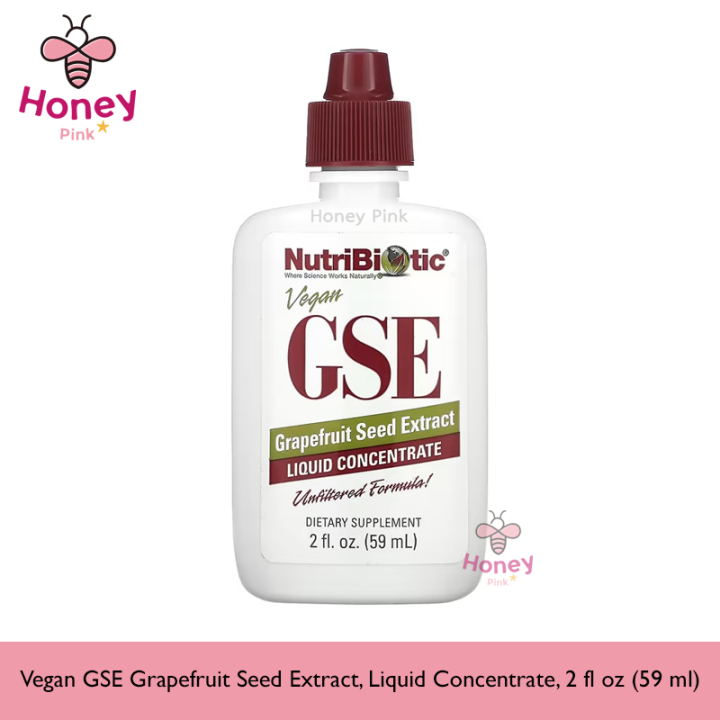 NutriBiotic, Vegan GSE Grapefruit Seed Extract, Liquid Concentrate, 2 ...