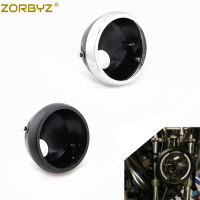 ZORBYZ รถจักรยานยนต์7 LED ไฟหน้าที่อยู่อาศัยเมาปกไฟหน้า H Ead Light เชลล์ประภาคารไฟหน้าปกด้านข้างภูเขา