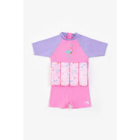 ชุดว่ายน้ำฝึกลอยตัว Mothercare swimsafe pink float suit 2-3 years UA425