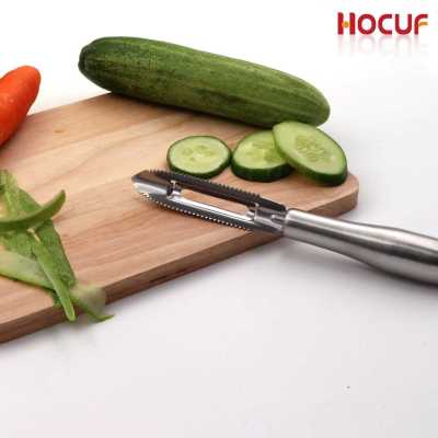 มีดปอกผลไม้สเตนเลสปลายแหลม 2 in 1 HOCUF (HCF-1718)