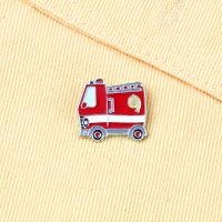 【YF】 Truck Enamel Pin Kids Cartoon Car Brooch Lapel Badges Decoration Jewelry New