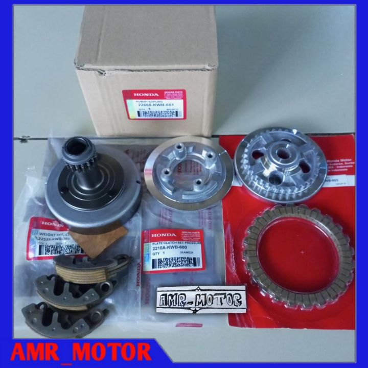 Amr Kwb Paket Komplit Rumah Kopling Assy Kaki Honda Blade New Revo Abs Dijamin Original