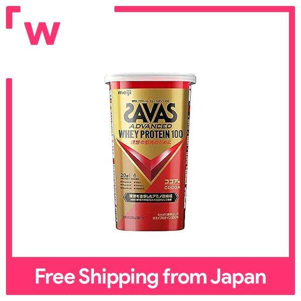 Meiji SAVAS Advanced Whey Protein 10Cocoa Flavor 280g, Vitamin Blended