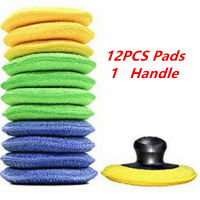 13pcs Car Cleaning Soft Auto Accessories Foam Applicator Car Wax Sponge Dust Remove Car Paint Care Polishing Pad Waxing Pads