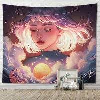 Tapestry Wall Background Fantasy Beautiful Girl Tapestry Wall Decor Cloth Hanging On The Wall