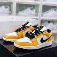 2023 Original J 1 " Orange" Low Cut Basketball Shoes Casual Sneakers for Men Women