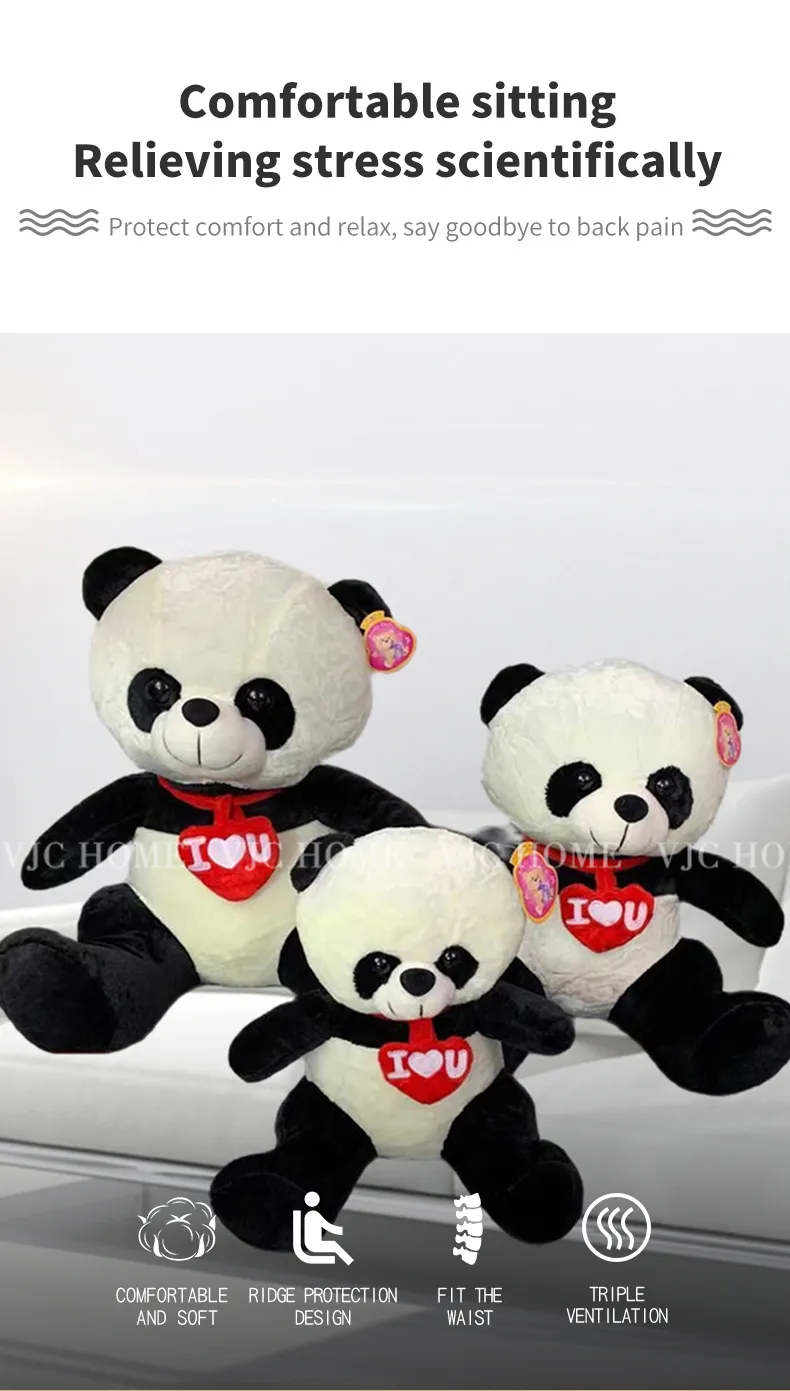 Cute cartoon panda plush toy doll cocomelon bear pillow coax children Plush panda  toy pillow | Lazada PH